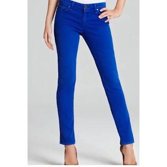 J Brand Mid-rise Skinny Leg Jean - Royal Blue - Size 27 - Picture 6 of 6
